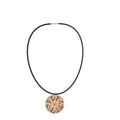 Magnolia Garden Wooden Pendant Necklace