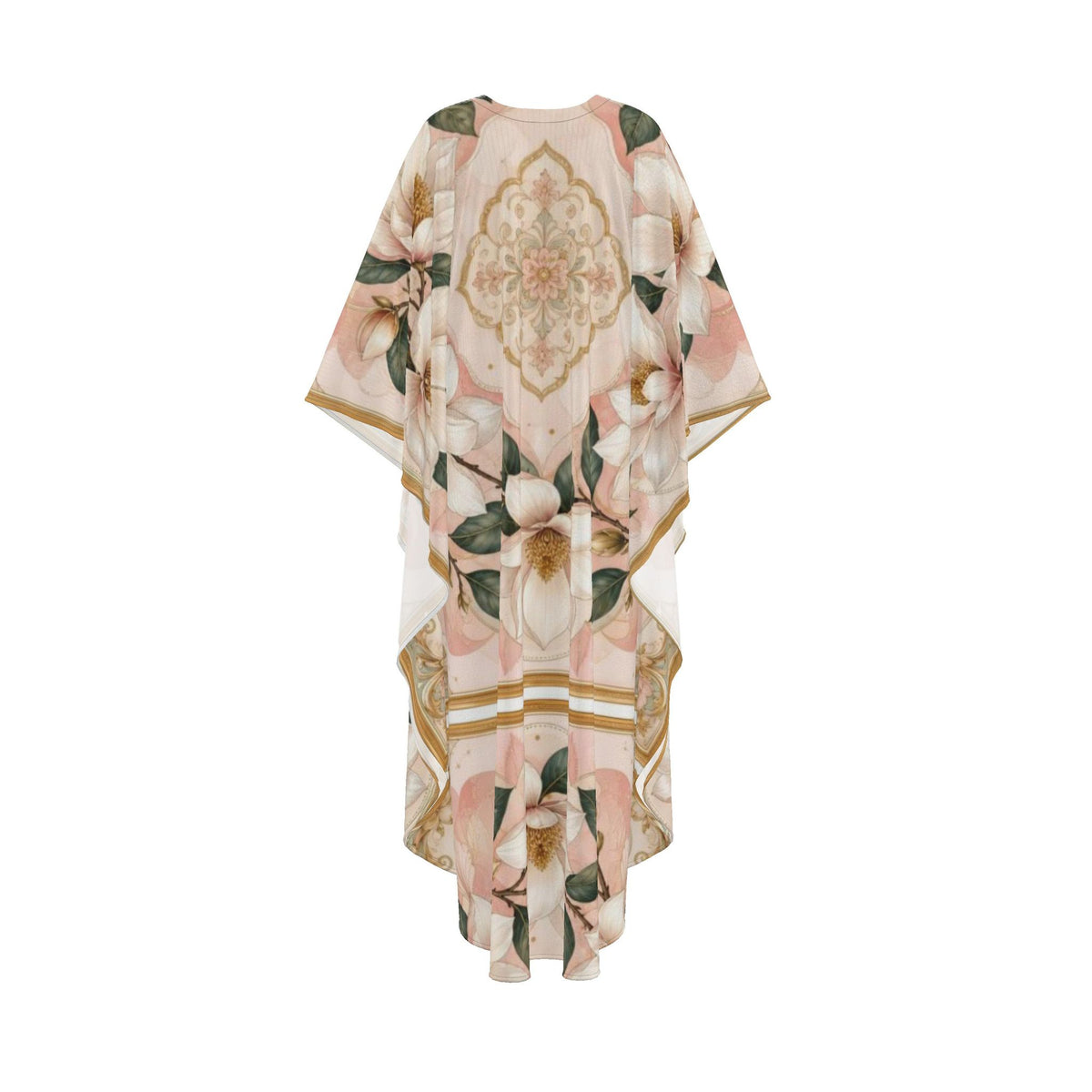 Kaftan Polyester Georgette BACK NO Adjust Internal Waist Tie Single Piece