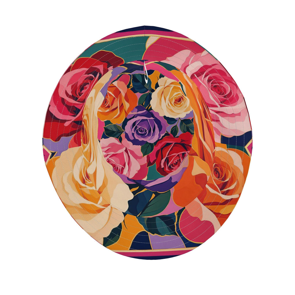 Bold Rose Bucket Hat