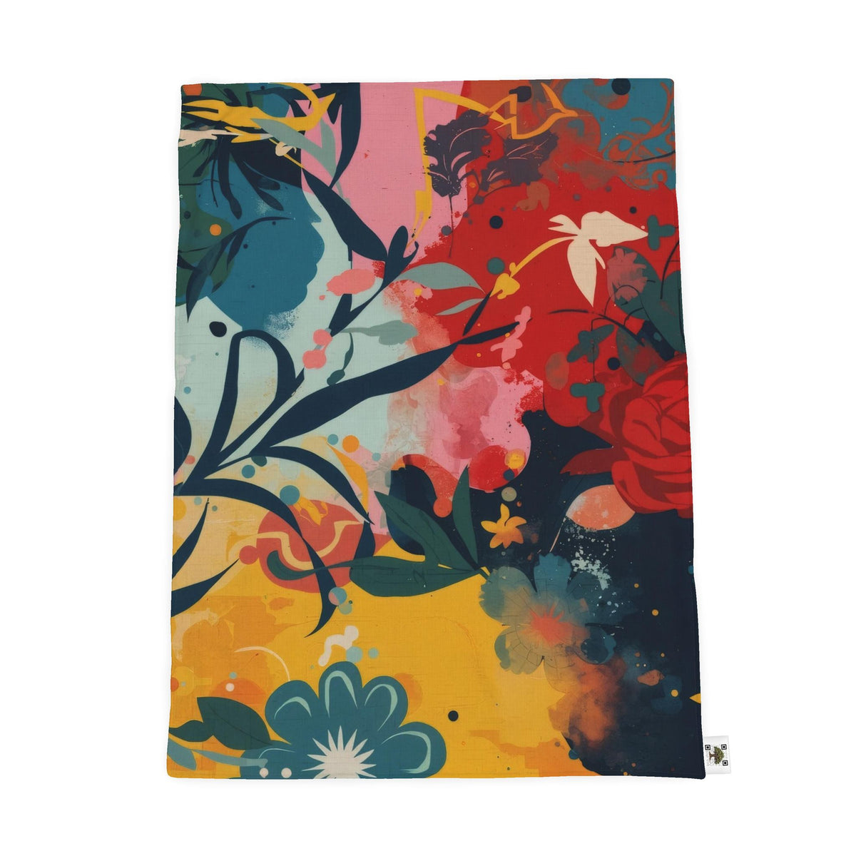 Chromatic Garden Luxury Cotton Throw