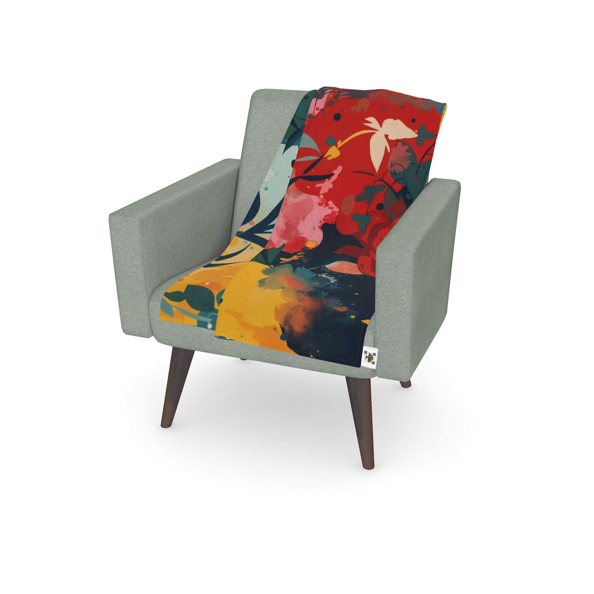 Chromatic Garden Luxury Cotton Throw