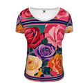 Bold Rose Ladies Scoop Neck T-Shirt