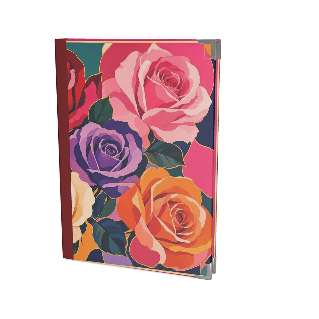 Bold Rose Handmade Journal Red