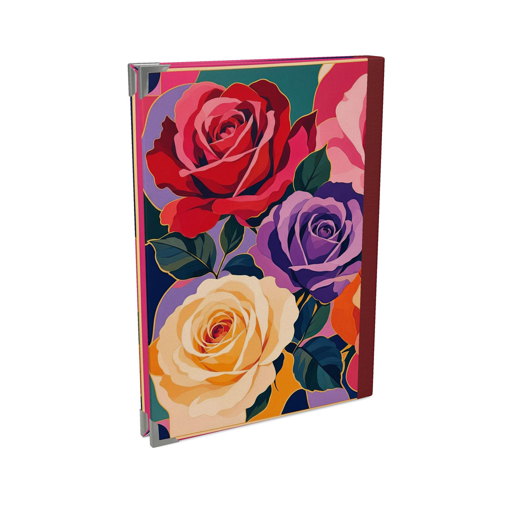 Bold Rose Handmade Journal Red