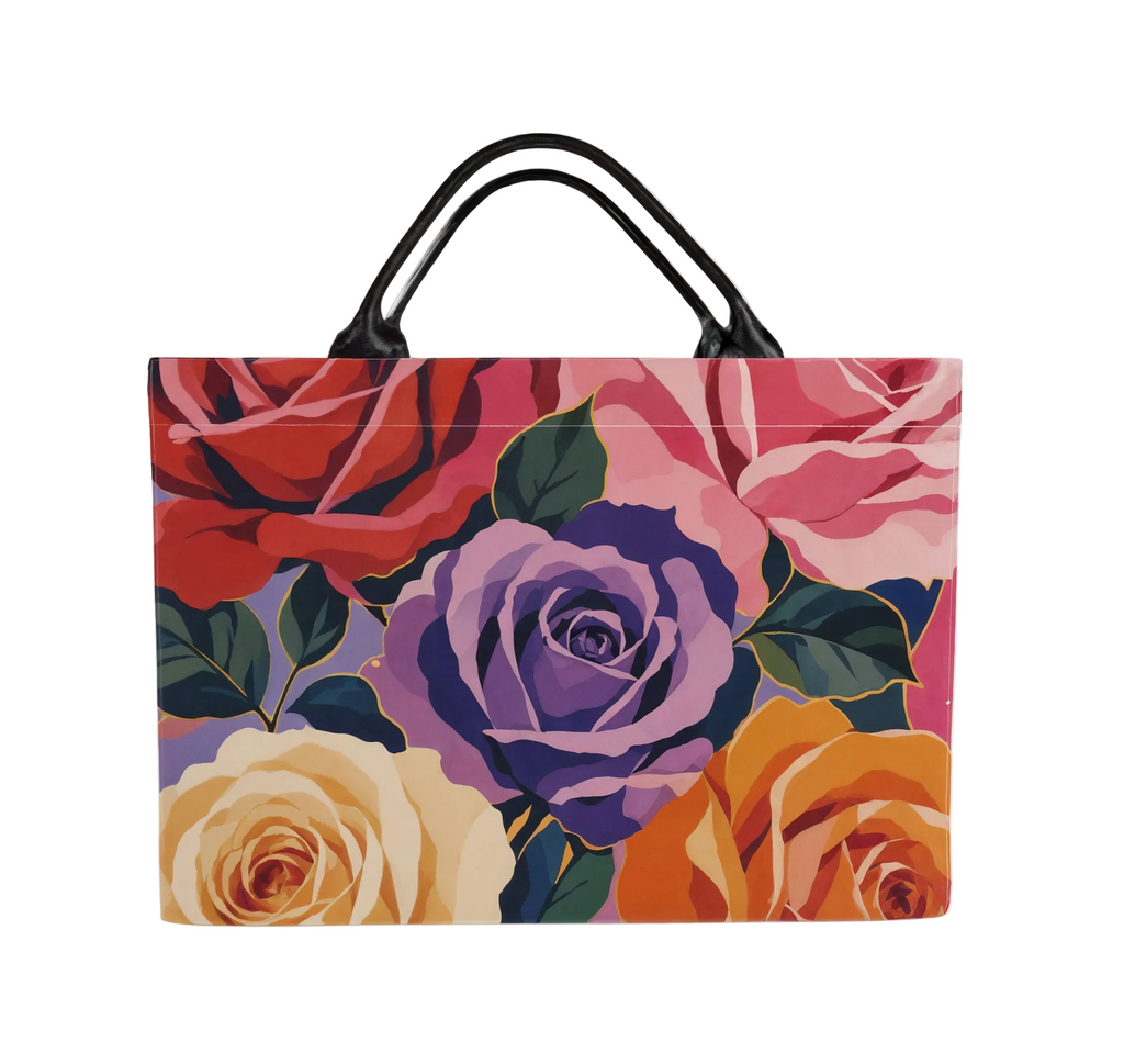 Bold Rose Carryall Tote Bag